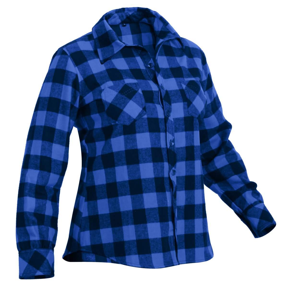 Rothco Womens Plaid Flannel Shirt