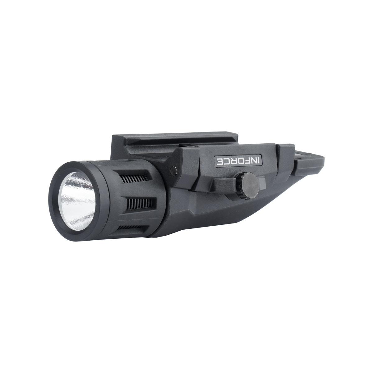 WML White/IR Rifle Flashlight - 400 lm - Black - Inforce